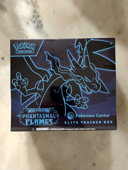 Mega Evolution Phantasmal Flames Pokemon Center ETB Elite Trainer Box - Image 1