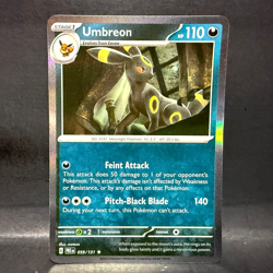 2025 POKEMON PRISMATIC EVOLUTIONS UMBREON 059/131 HOLO (RARE) - Image 1