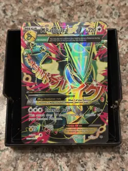 Pokemon TCG M Rayquaza EX 105/108 Full Art Ultra Rare - XY Roaring Skies NM - Image 1