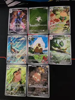 Pokemon Surging Sparks Lot of 8 Illustration Rares - Image 1