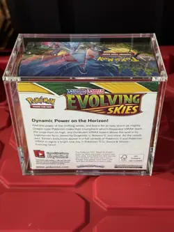 Pokemon Evolving Skies 36 Factory Sealed Packs In Booster Box Plus Acrylic Case - Image 2