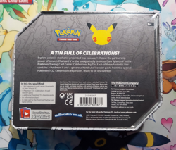 2021 Pokemon Celebrations Lance’s Charizard V Tin Big 25th Anniversary - Sealed - Image 2