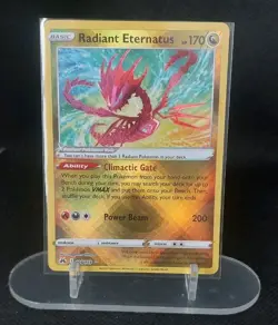 Pokemon TCG Radiant Eternatus Crown Zenith 105/159 Holo Radiant Rare - Image 1