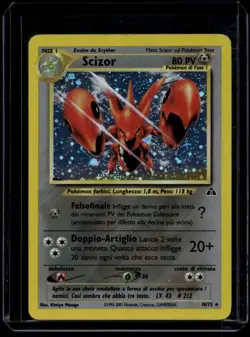 Pokemon TCG Scizor 10/75 Neo Discovery Italian Holo MP - Image 1