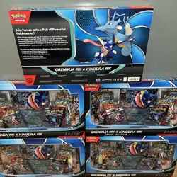 LOT OF 5 Pokemon TCG Greninja & Kingdra ex Special Collection Box (FORTY PACKS) - Image 2