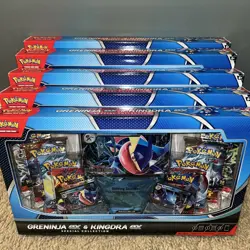 LOT OF 5 Pokemon TCG Greninja & Kingdra ex Special Collection Box (FORTY PACKS) - Image 3