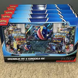 LOT OF 5 Pokemon TCG Greninja & Kingdra ex Special Collection Box (FORTY PACKS) - Image 4