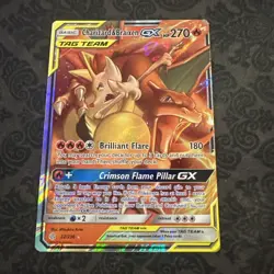 Charizard & Braixen GX 22/236 Sm-Cosmic Eclipse Holo 2019 Pokemon - Image 1