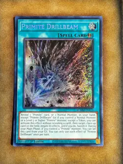 Yugioh Primite Drillbeam BLMM-EN173 Secret Rare 1st Ed NM - Image 1