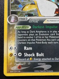 Dark Ampharos 2/109 EX Team Rocket Returns Pokemon Card Reverse Holo Rare HP - Image 5
