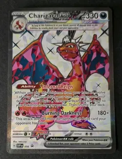 Pokemon TCG Charizard EX SVP056 Black Star Holo Promo Card NM/M Condition - Image 1