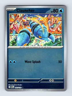 Clauncher ME01: Mega Evolution Common Reverse Holo 037/132 NM/LP Pokemon Cards - Image 1