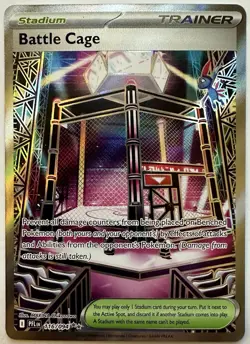 Pokemon Battle Cage 116/94 NM+ Phantasmal Flames - Trainer Card - Image 1
