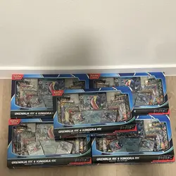 Pokemon Trading Card Game Greninja ex and Kingdra ex Special Collection- 5 BOXES - Image 1