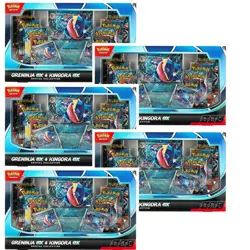 LOT OF 5 ~ Pokemon Trading Card Game Greninja ex & Kingdra ex Special Collection - Image 1