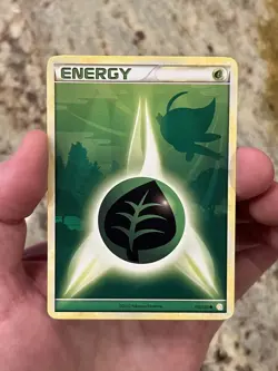 Grass Celebi Energy 115/123 - HGSS - Pokemon Card - NM/M - Image 1