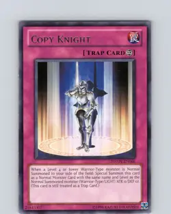 Yu-Gi-Oh TCG Copy Knight PHSW-EN066 Unlimited Regular Rare Card NM - Image 1