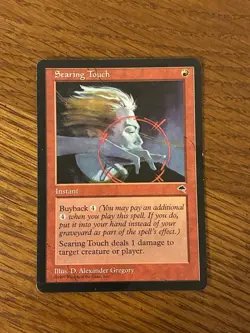 Searing Touch Tempest NM Red Uncommon MAGIC THE GATHERING MTG CARD. M1 - Image 2