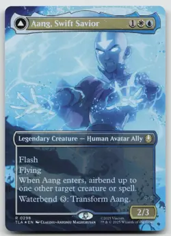Aang, Swift Savior (Borderless) R Foil Avatar: The Last Airbender 298 NM - Image 1