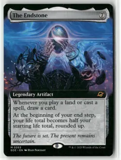 The Endstone (Extended Art) 353 NM MTG Edge of Eternities Magic - Image 1