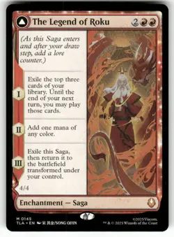 The Legend of Roku 145 NM MTG Avatar: The Last Airbender Magic - Image 1