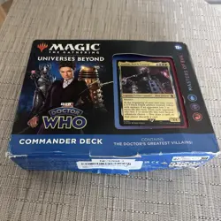 Magic The Gathering Universes Beyond Doctor Who Commander Deck Masters of Evil - Image 5
