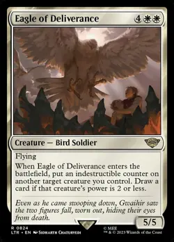 Near Mint, English - 1 x MTG Eagle of Deliverance The Lord of the Rings: Tales o - Image 1
