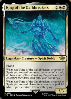 Near Mint, English - 4 x MTG King of the Oathbreakers The Lord of the Rings: Tal - Image 1