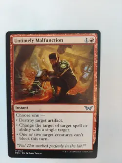 Untimely Malfunction Duskmourn: House of Horror Regular - Image 1