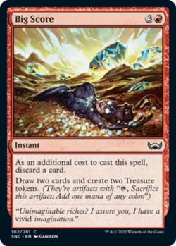 Near Mint, English - 1 x MTG Big Score - Foil Streets of New Capenna - Image 1