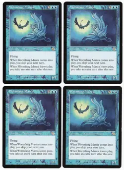 Wormfang Manta x4 4x 2002 Judgment PLAYSET Blue Rare Creature MTG SP - NM AZ1 - Image 1