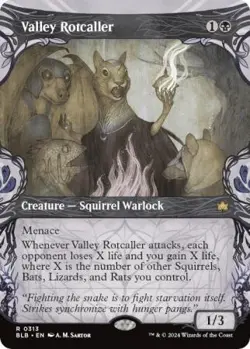 MTG Bloomburrow - Valley Rotcaller (Showcase) - Image 1