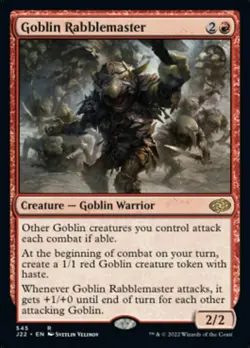 Near Mint, English - 1 x MTG Goblin Rabblemaster Jumpstart 2022 - Image 1