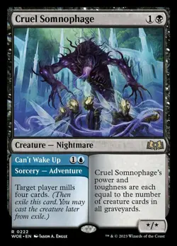 Near Mint, English - 4 x MTG Cruel Somnophage Wilds of Eldraine - Image 1