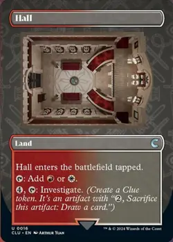 Hero Deal, English - 4 x MTG Hall - Borderless Ravnica: Clue Edition - Image 1