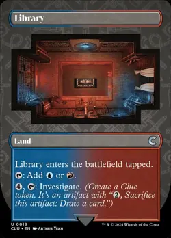 Hero Deal, English - 4 x MTG Library - Borderless Ravnica: Clue Edition - Image 1