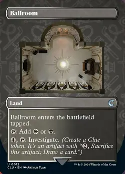 Hero Deal, English - 4 x MTG Ballroom - Borderless Ravnica: Clue Edition - Image 1
