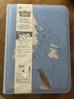 Ultra Pro Elite Series - Lucario - 9 Pocket Zippered Pro-Binder Pokemon Cards - Image 2
