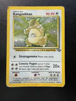 Kangaskhan 5/64 Italian Jungle Holo Vintage 1999 WOTC Pokemon MP - Image 1