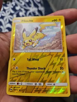 Pikachu 40/147 Common - Pokemon TCG SM: Burning Shadows - Reverse Holo (NM) - Image 1