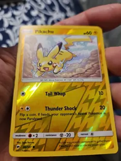 Pikachu 40/147 Common - Pokemon TCG SM: Burning Shadows - Reverse Holo (NM) - Image 3