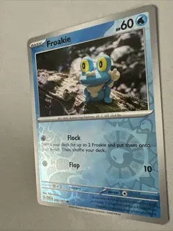 Pokemon TCG * SV Twilight Masquerade * 56/167 Froakie REVERSE HOLO Common * NM - Image 2