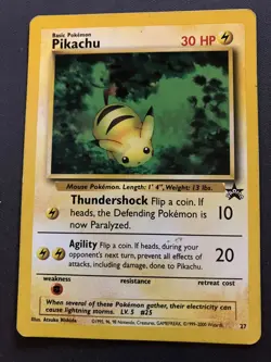 POKEMON Pikachu 27/53 {Wotc Promo} - HP - Image 1