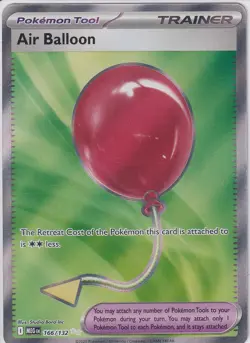 2025 Pokemon Mega Evolution MEG EN Air Balloon Ultra Rare #166/132 NM/MINT - Image 1