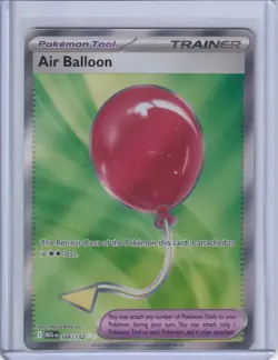 2025 Pokemon Mega Evolution MEG EN Air Balloon Ultra Rare #166/132 NM/MINT - Image 2