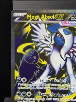 Pokemon Mega Absol ex 161/132 Mega Evolution Ultra Rare Full Art Holo Near Mint - Image 4