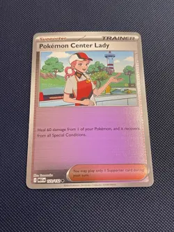 Pokemon Center Lady - 123/132: Mega Evolution Reverse Holo Near Mint - Image 1
