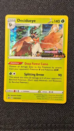 Pokemon Decidueye - SWSH035 - Prerelease Promo SWSH Black Star Promos - LP - Image 2