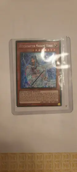 Witchcrafter Madame Verre Secret Rare 1st edition Yugioh Card Game - Image 2