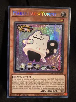 Yugioh! Marshmao?Yummy DOOD-EN024 Secret Rare 1st Edition NM - Image 1